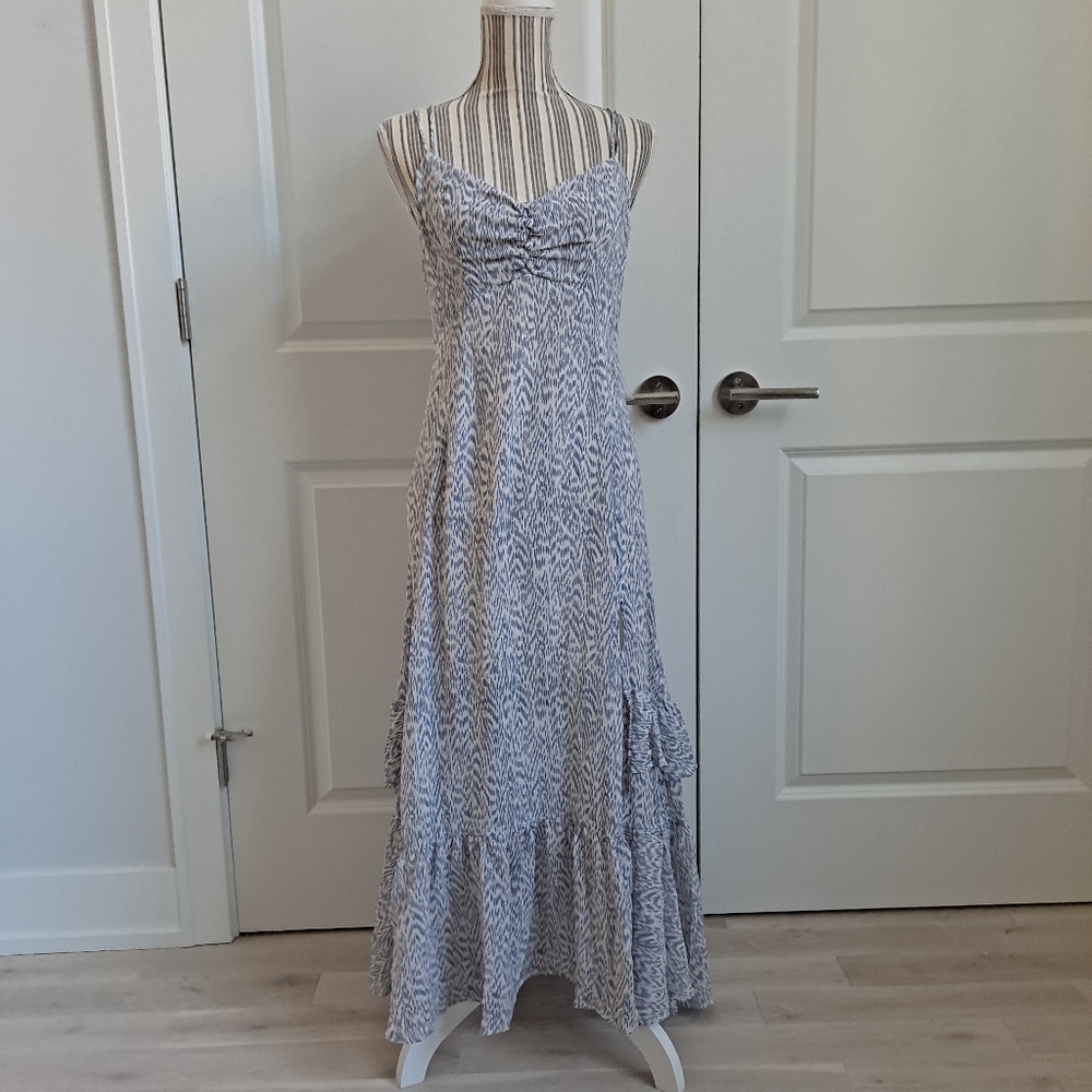 UO Sparklers Chiffon Midi Dress - Sz L
